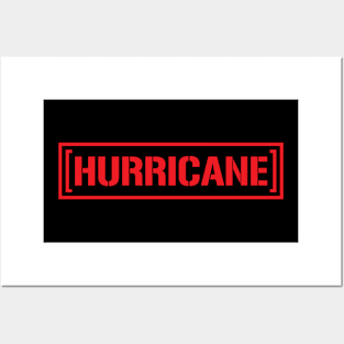 HURRICANE Posters and Art